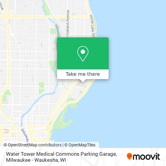 Mapa de Water Tower Medical Commons Parking Garage