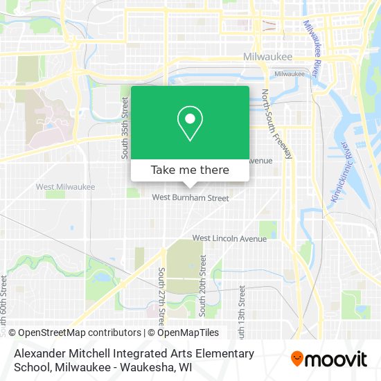 Alexander Mitchell Integrated Arts Elementary School map