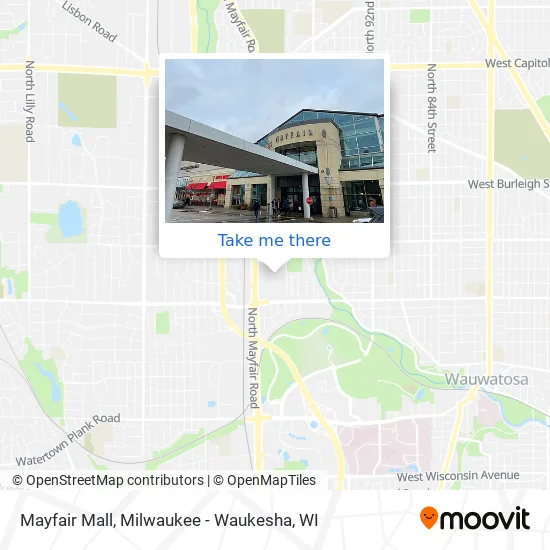 Mayfair Mall Store Map How To Get To Mayfair Mall In Milwaukee - Waukesha, Wi By Bus?