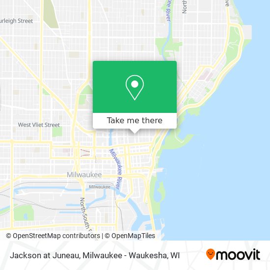 Jackson at Juneau map