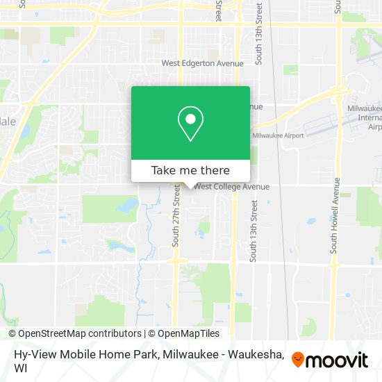 Hy-View Mobile Home Park map