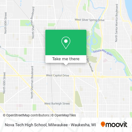 Nova Tech High School map