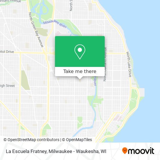 La Escuela Fratney map