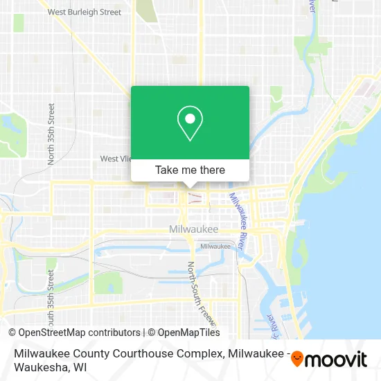 Milwaukee County Courthouse Complex map