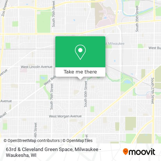 63rd & Cleveland Green Space map
