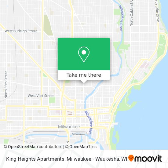 King Heights Apartments map