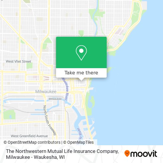 Mapa de The Northwestern Mutual Life Insurance Company