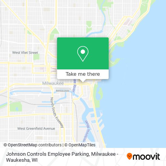 Mapa de Johnson Controls Employee Parking