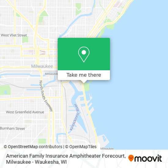 Mapa de American Family Insurance Amphitheater Forecourt