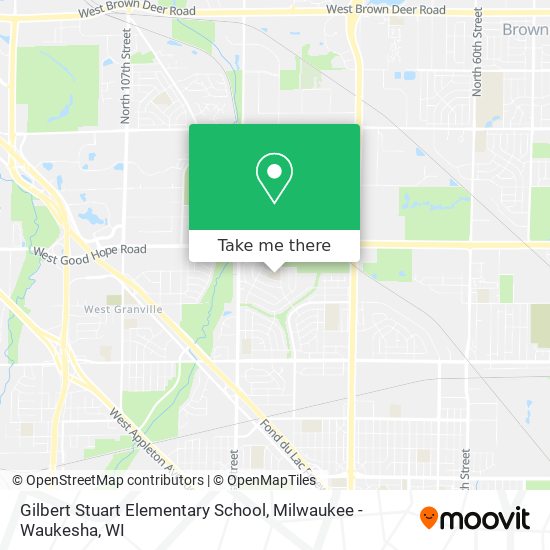 Mapa de Gilbert Stuart Elementary School