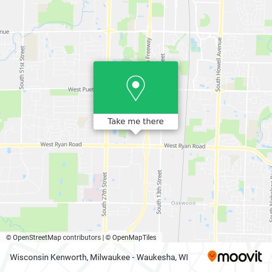 Wisconsin Kenworth map
