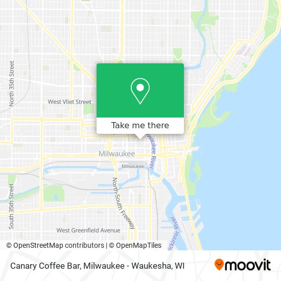 Canary Coffee Bar map