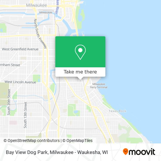 Bay View Milwaukee Map How To Get To Bay View Dog Park In Milwaukee - Waukesha, Wi By Bus?