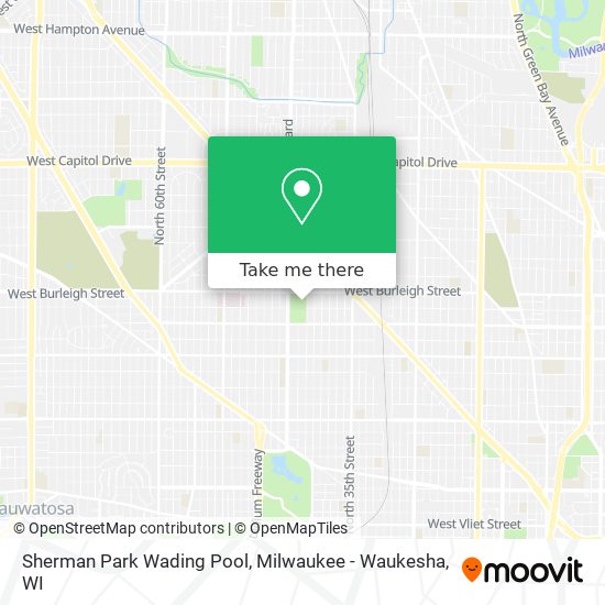 Mapa de Sherman Park Wading Pool