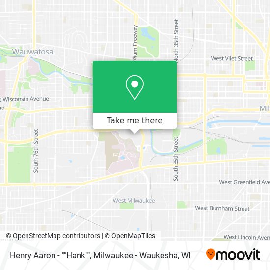Henry Aaron - ""Hank"" map