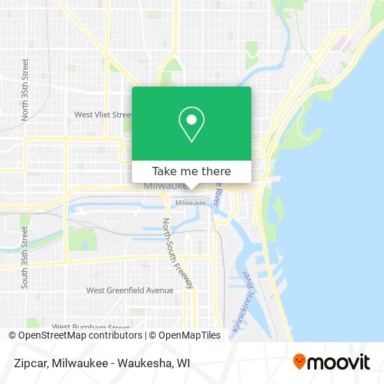 Mapa de Zipcar