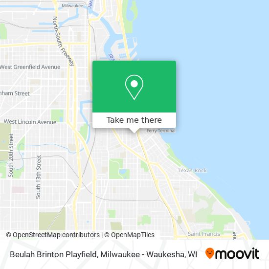 Beulah Brinton Playfield map