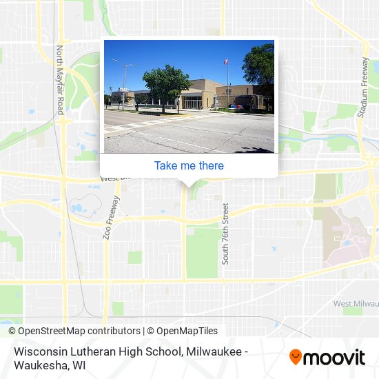 Wisconsin Lutheran High School map