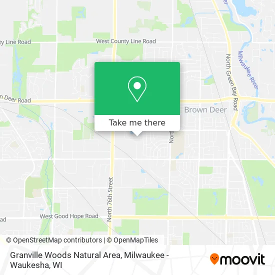Mapa de Granville Woods Natural Area