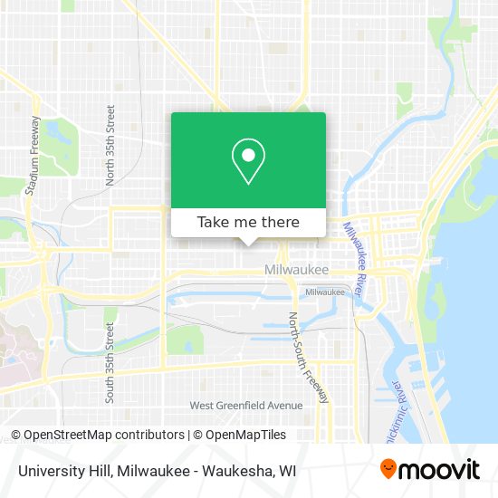 University Hill map