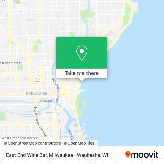 East End Wine Bar map