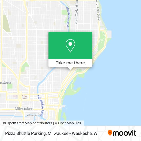 Pizza Shuttle Parking map