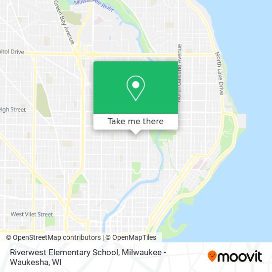 Riverwest Elementary School map