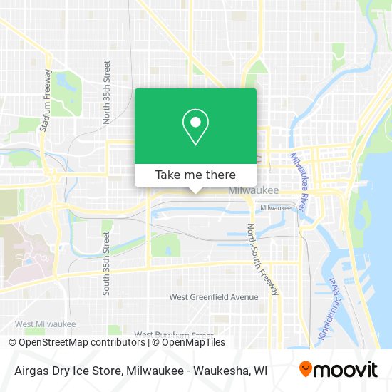 Airgas Dry Ice Store map