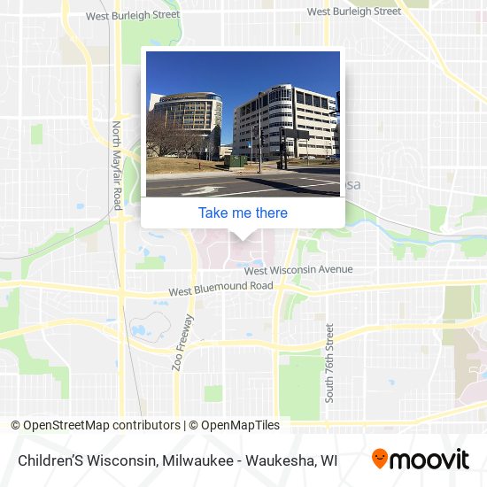 Children’S Wisconsin map