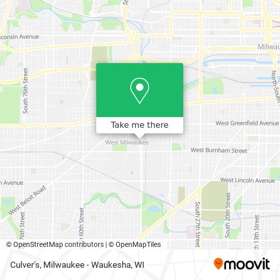 Culver's map