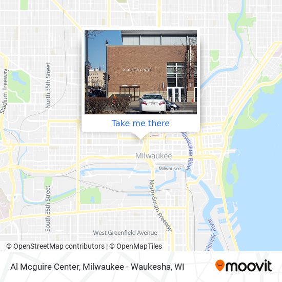 Al Mcguire Center map