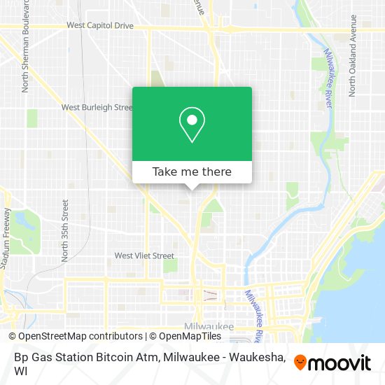 Mapa de Bp Gas Station Bitcoin Atm