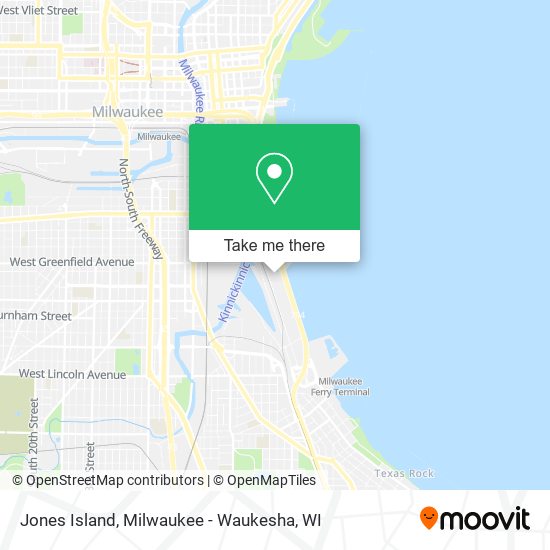 Jones Island map
