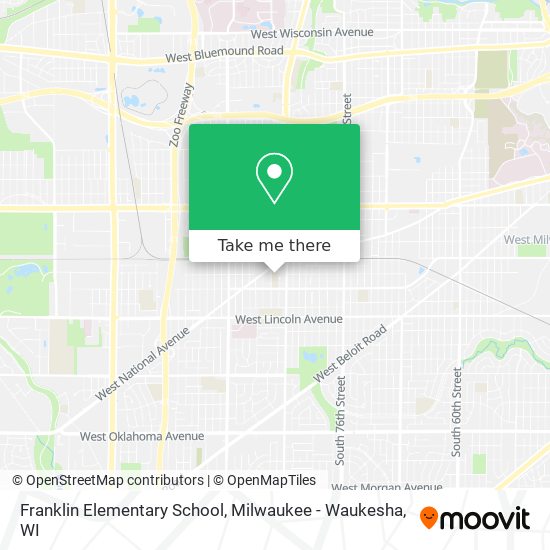 Franklin Elementary School map