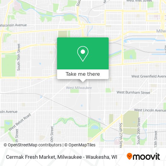 Mapa de Cermak Fresh Market