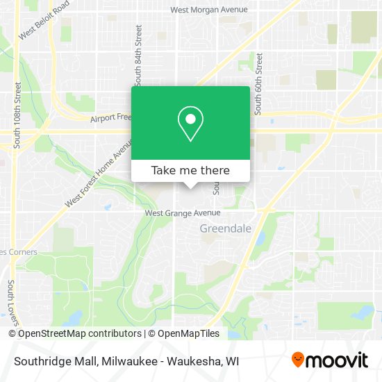 Mapa de Southridge Mall