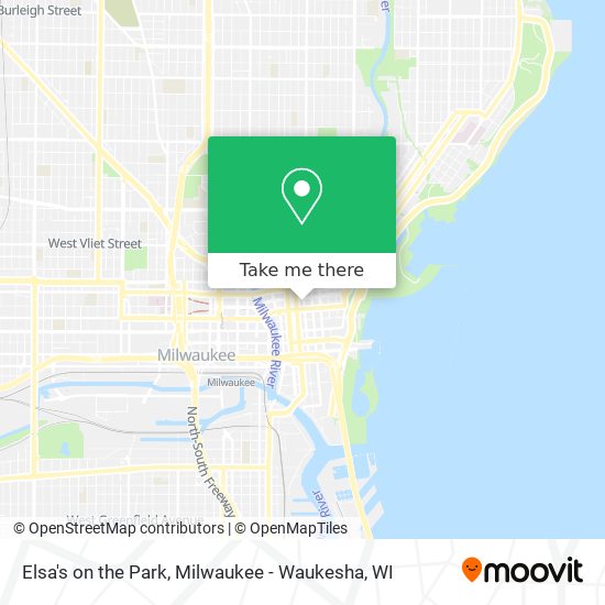 Elsa's on the Park map