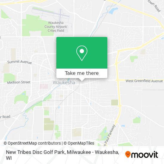 Mapa de New Tribes Disc Golf Park