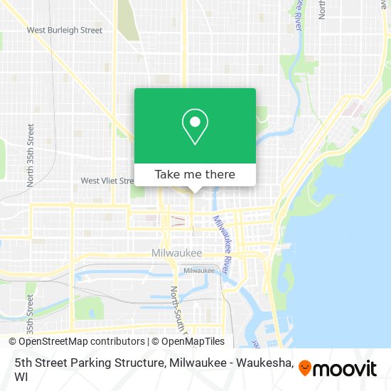 5th Street Parking Structure map