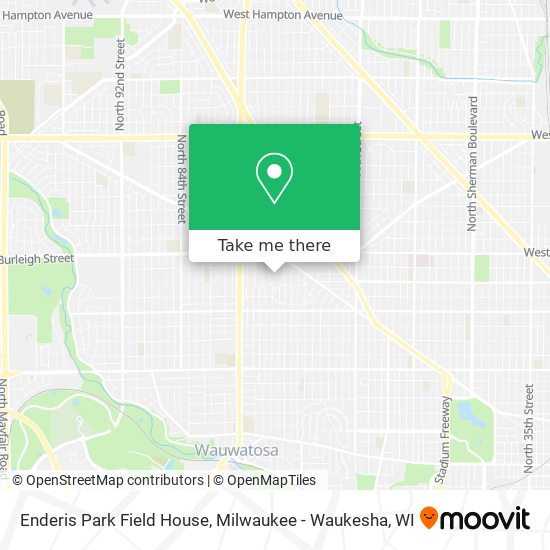 Mapa de Enderis Park Field House