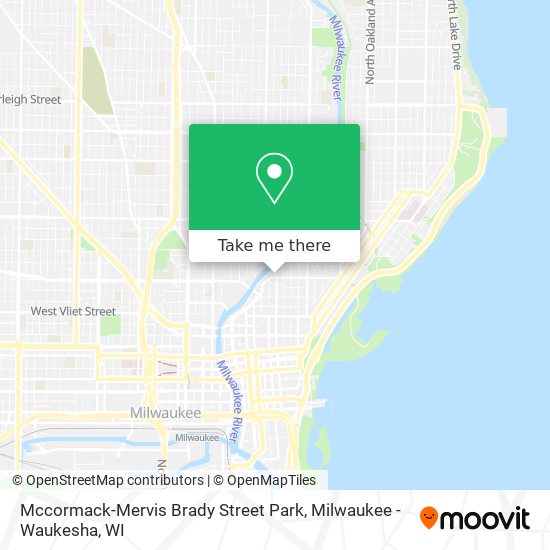 Mccormack-Mervis Brady Street Park map