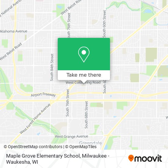 Maple Grove Elementary School map