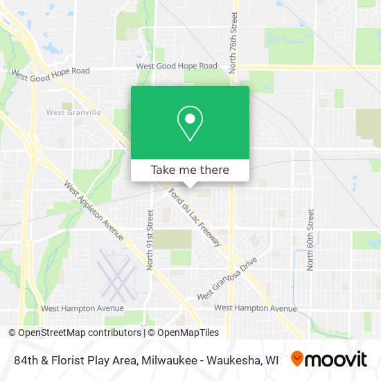84th & Florist Play Area map