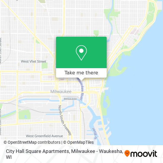 City Hall Square Apartments map