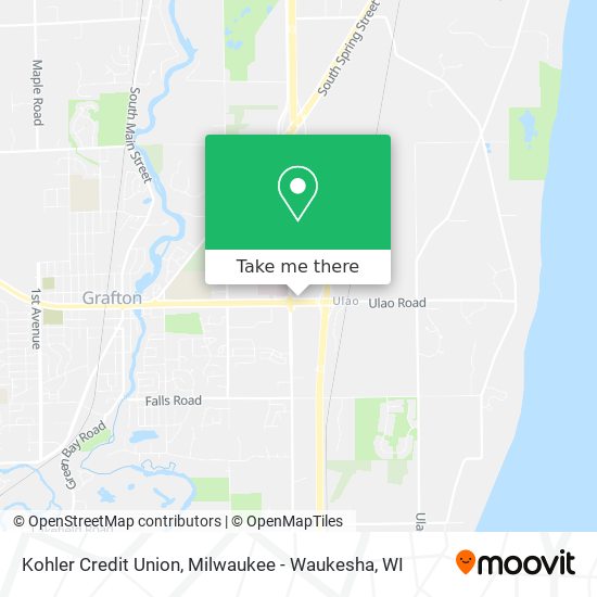 Kohler Credit Union map