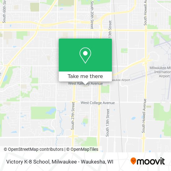 Mapa de Victory K-8 School