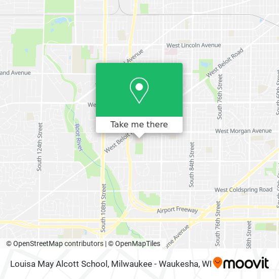Louisa May Alcott School map