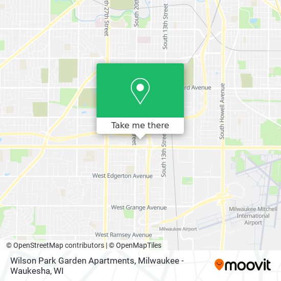 Mapa de Wilson Park Garden Apartments