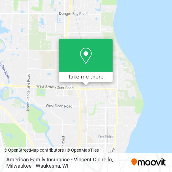 American Family Insurance - Vincent Cicirello map