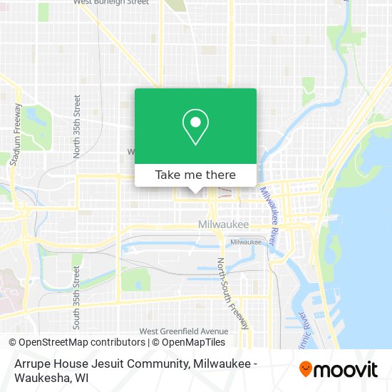 Arrupe House Jesuit Community map